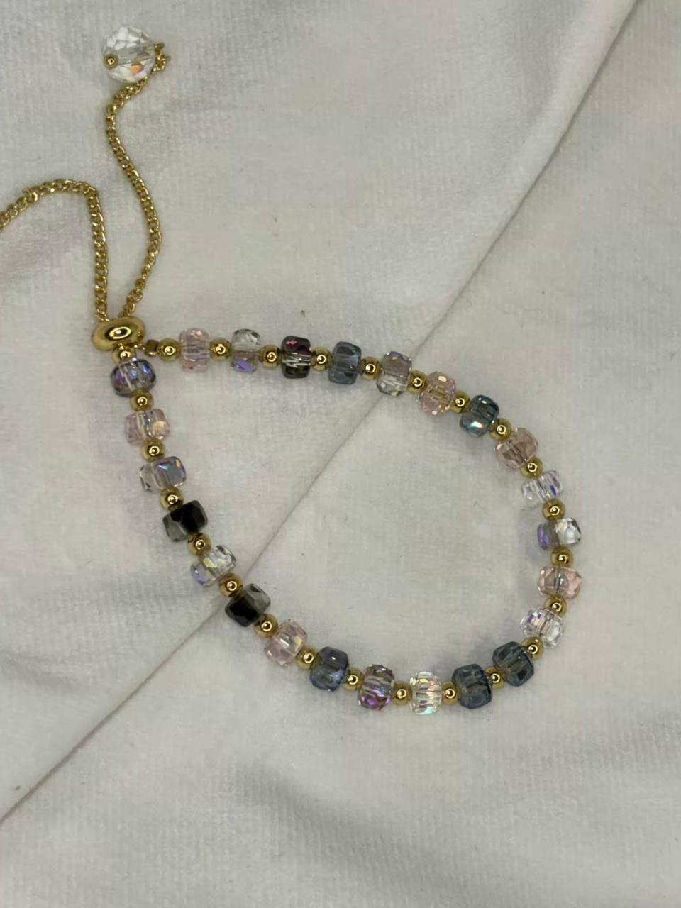 Colourful Crystal Healing Bracelet