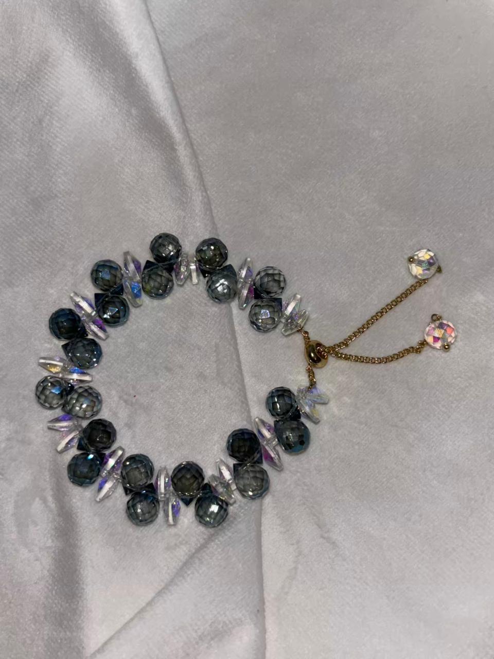 Blue Crystals Bracelet Healing to relieve Stress Anxiety