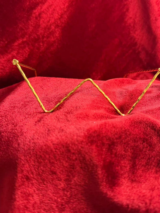 Viral Facelet – Sharp Zigzag Minimal Gold Plated Finish Design