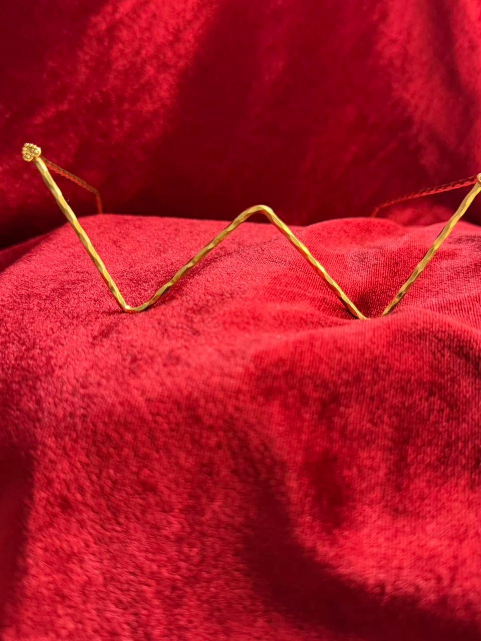 Viral Facelet – Sharp Zigzag Minimal Gold Plated Finish Design