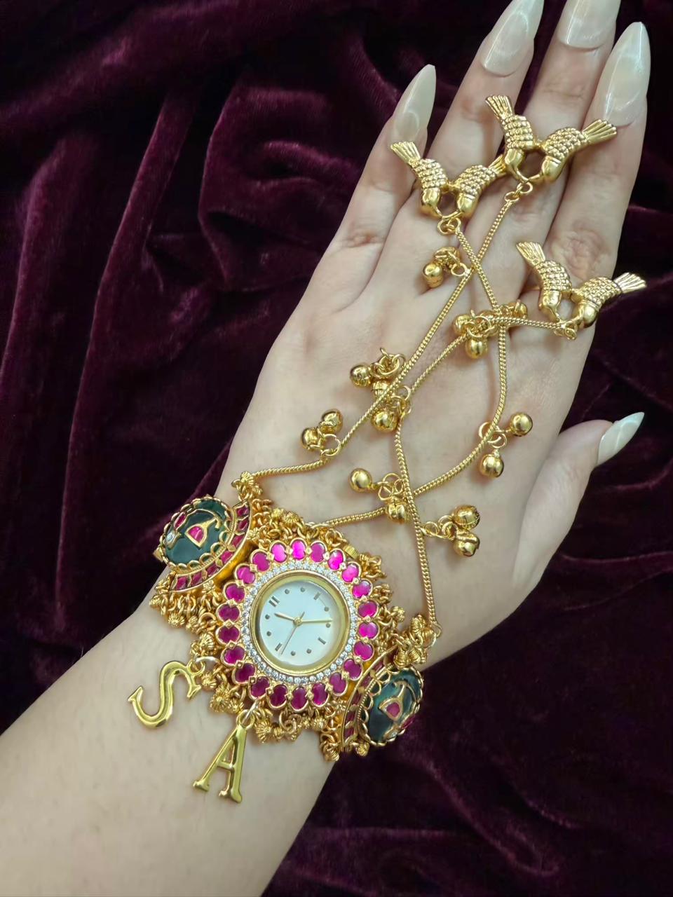 Maharani Watch Design Unique Phool Heritage Bracelet ( New Launched )