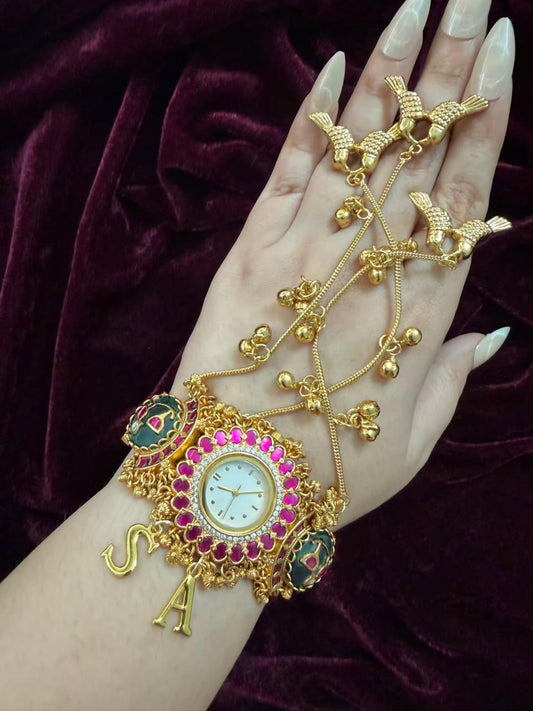 Maharani Watch Design Unique Phool Heritage Bracelet ( New Launched )