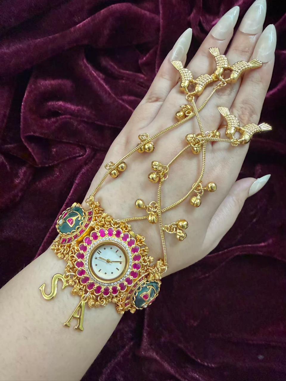 Maharani Watch Design Unique Phool Heritage Bracelet ( New Launched )