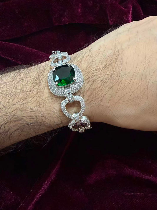 Men's Emerald Royale Rakhi Bracelet