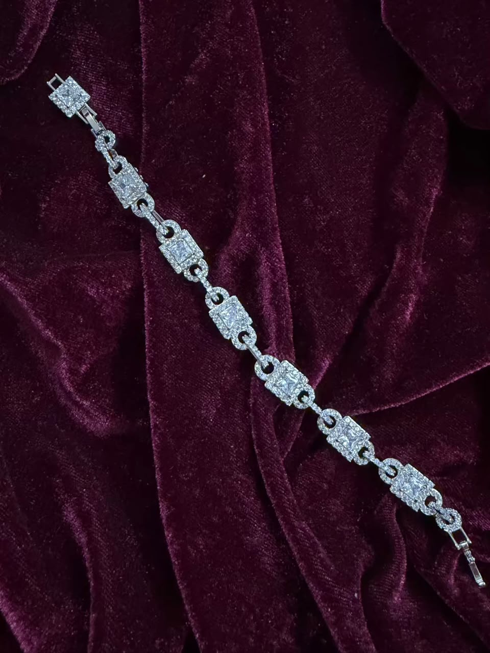Royal Ice Square Men's Rakhi Bracelet
