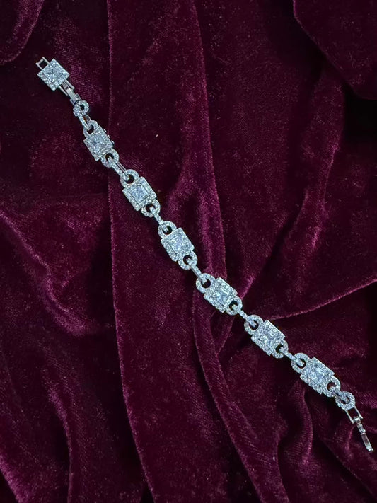 Royal Ice Square Men's Rakhi Bracelet