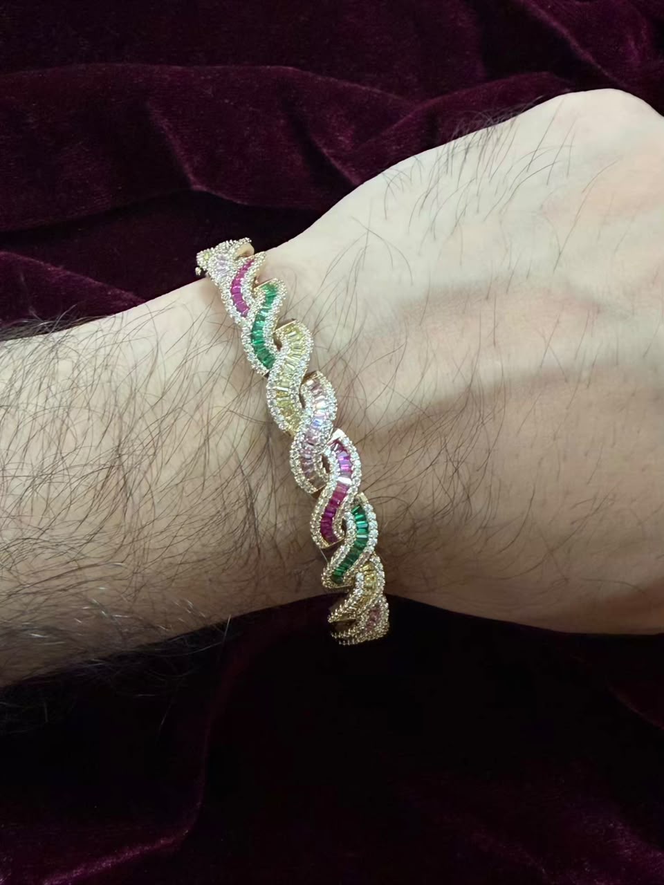 Men's Aurora Twist Rakhi Bracelet