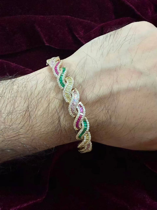 Men's Aurora Twist Rakhi Bracelet
