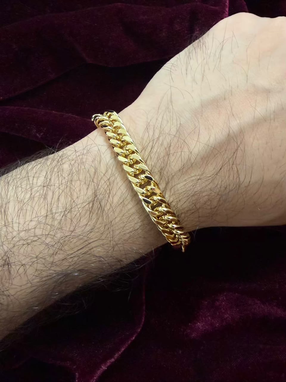 Men's Classic Cuban Link Rakhi Bracelet