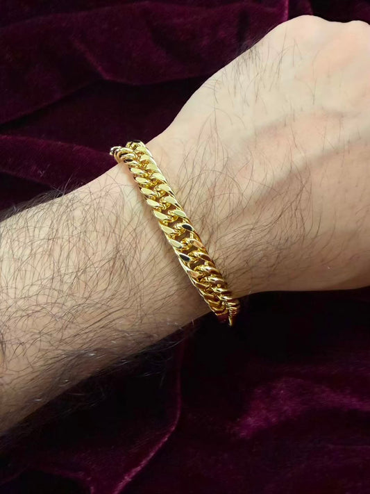 Men's Classic Cuban Link Rakhi Bracelet