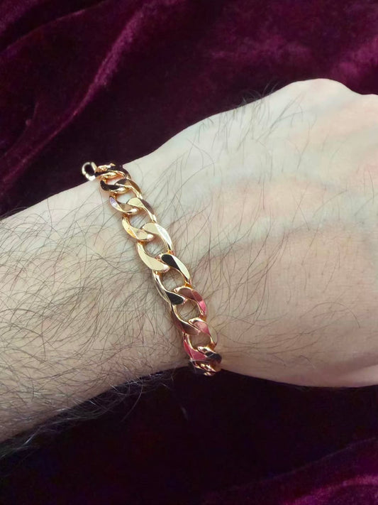 Men's Imperial Rose Gold Chain Rakhi Bracelet