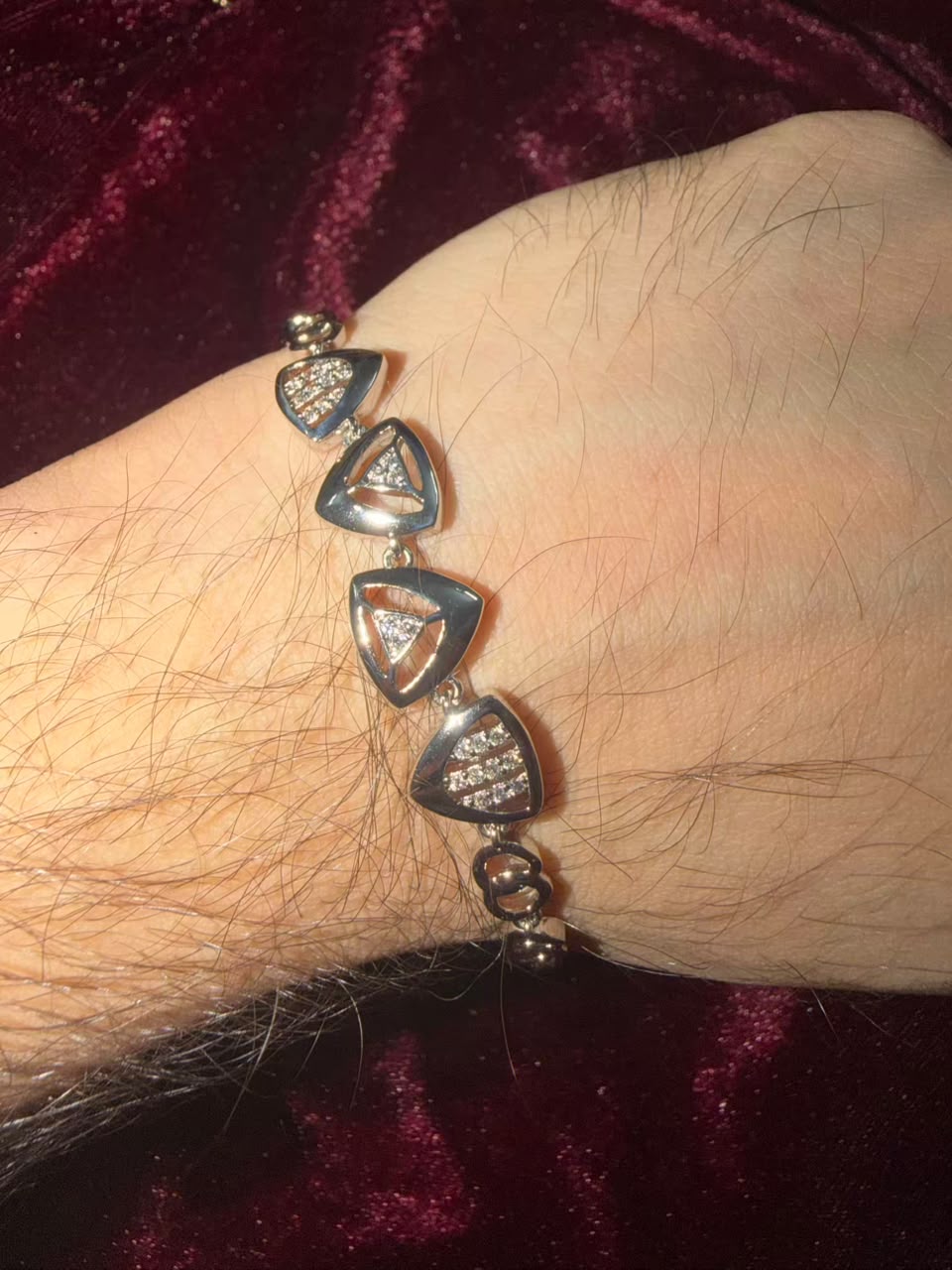 Men's Obsidian Shield Rakhi Bracelet