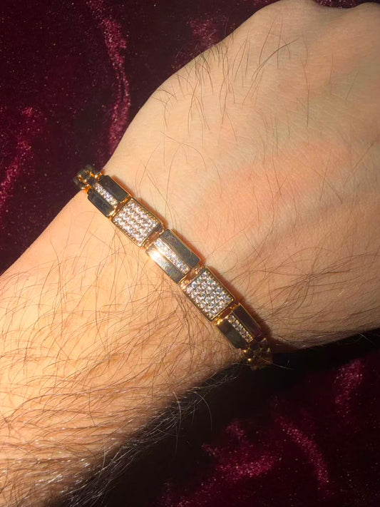 Men's Royal Rose Gold Prestige Rakhi Bracelet
