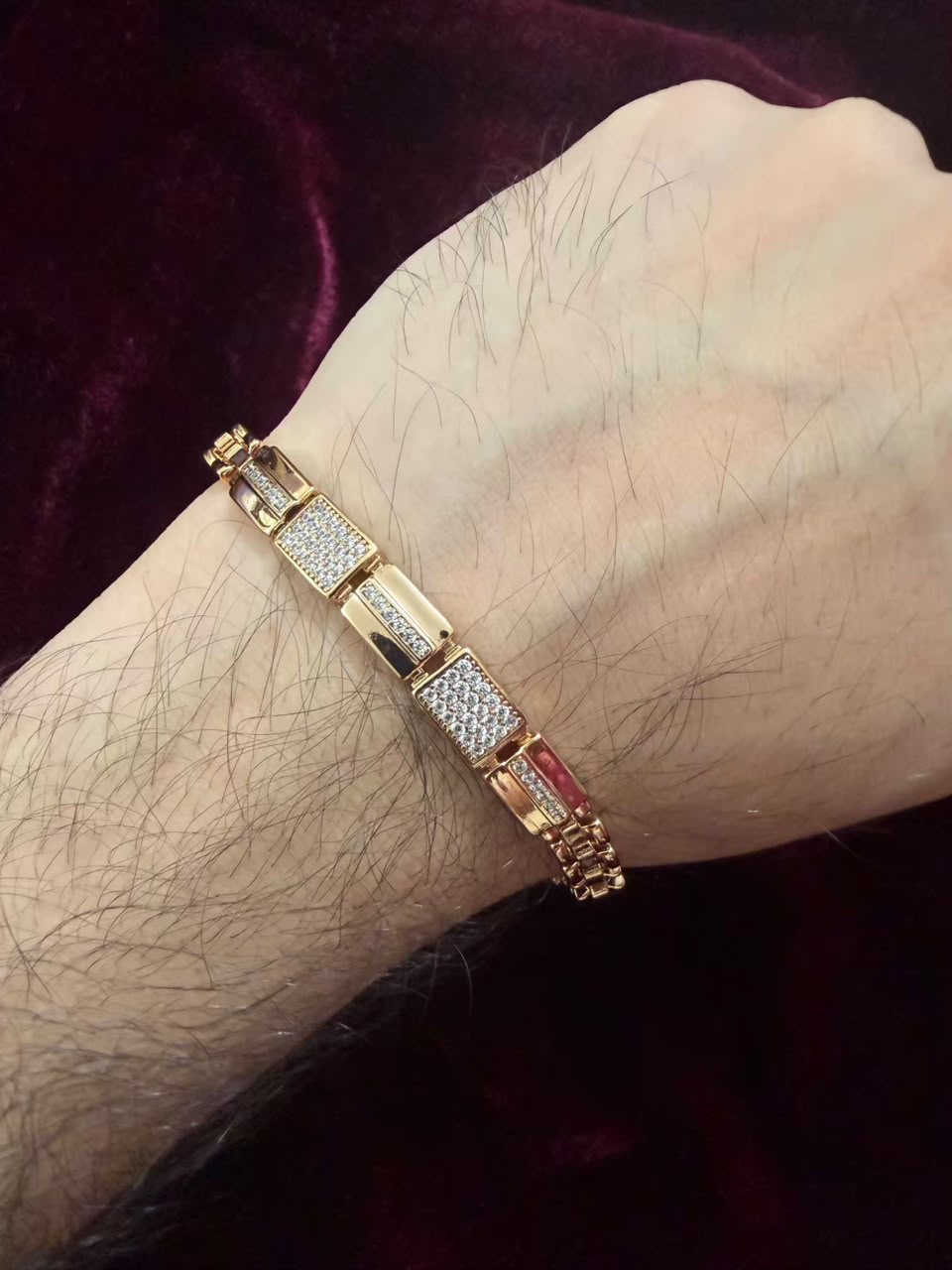 Men's Royal Rose Gold Prestige Rakhi Bracelet