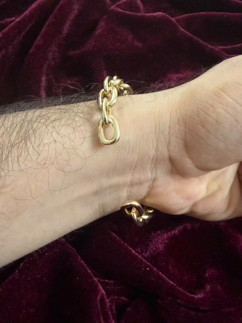 Premium Oval Link Chain Men's Rakhi Bracelet