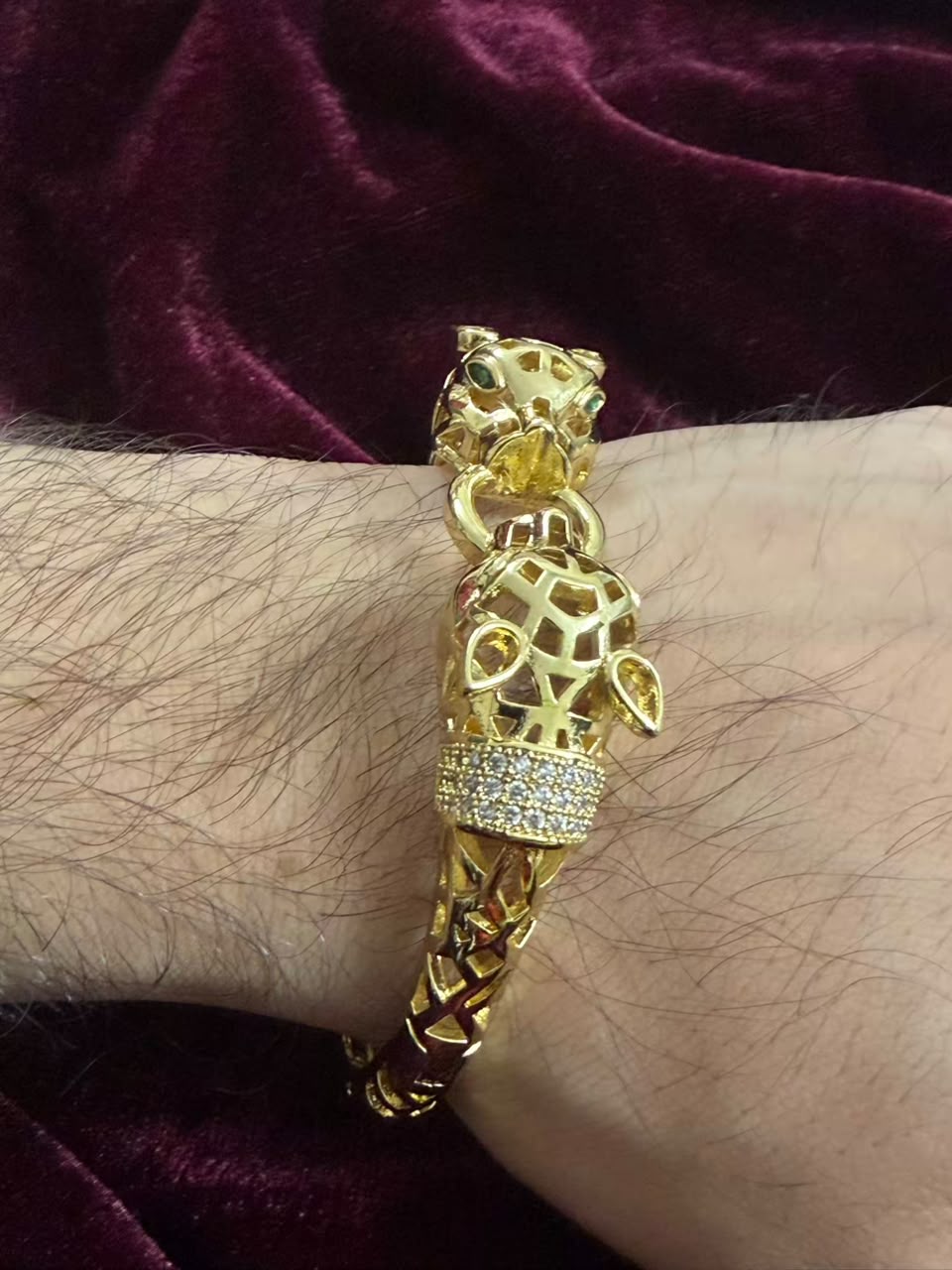 Premium Panther Head Men's Rakhi Bracelet