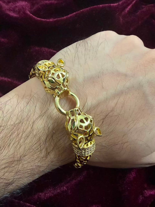Premium Panther Head Men's Rakhi Bracelet