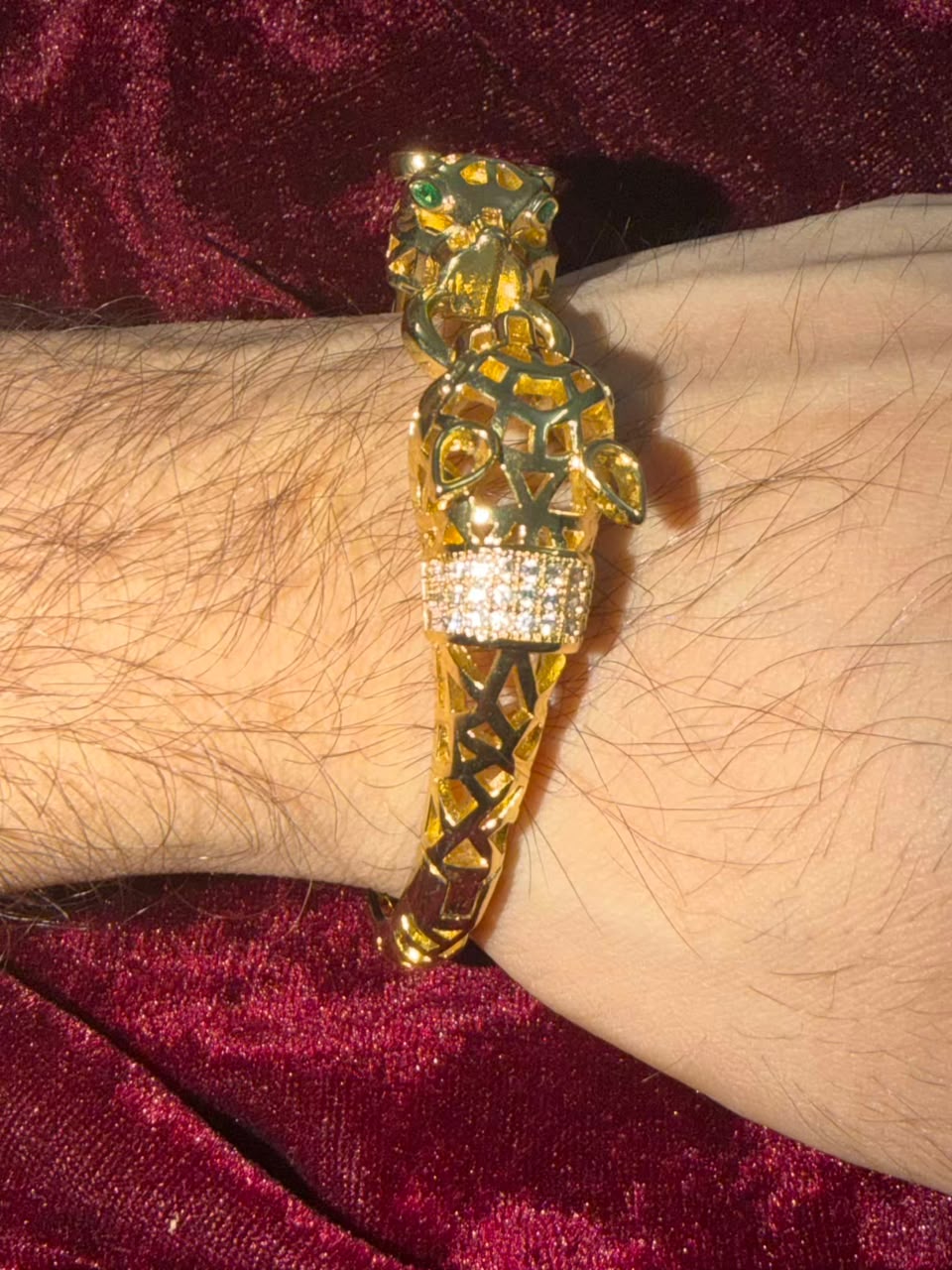 Premium Panther Head Men's Rakhi Bracelet