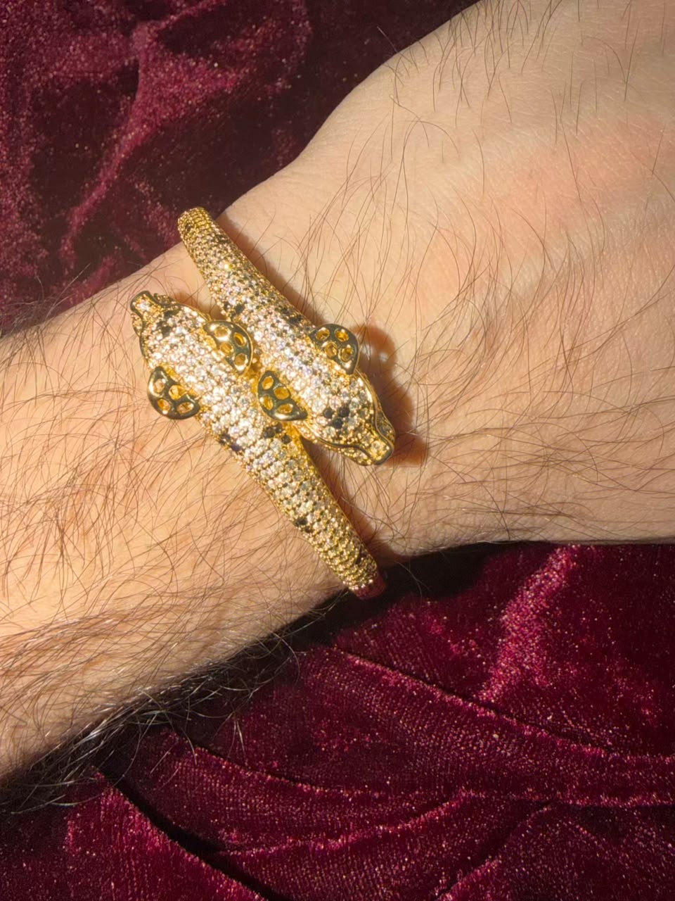Luxury Crocodile Cuff Men's Rakhi Bracelet