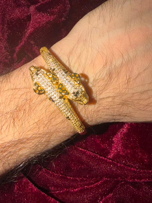 Luxury Crocodile Cuff Men's Rakhi Bracelet
