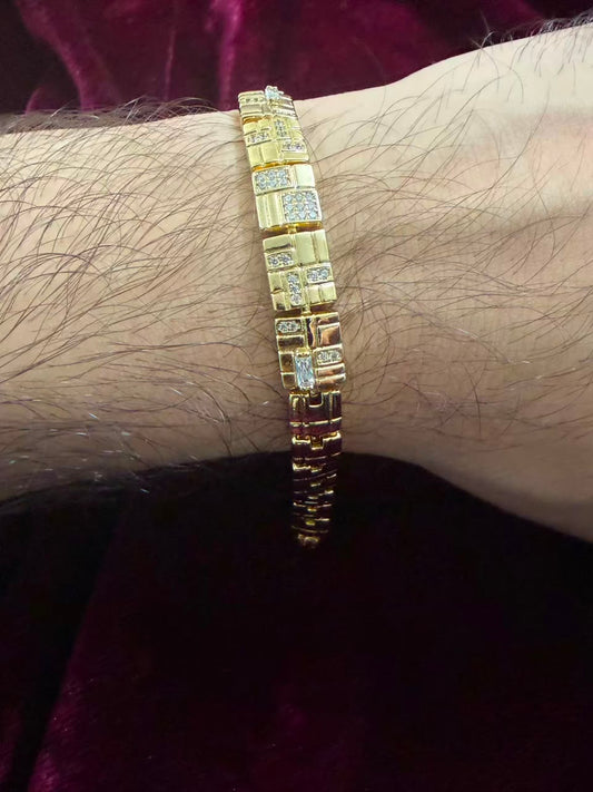Regal Geo-Link Men's Rakhi Bracelet