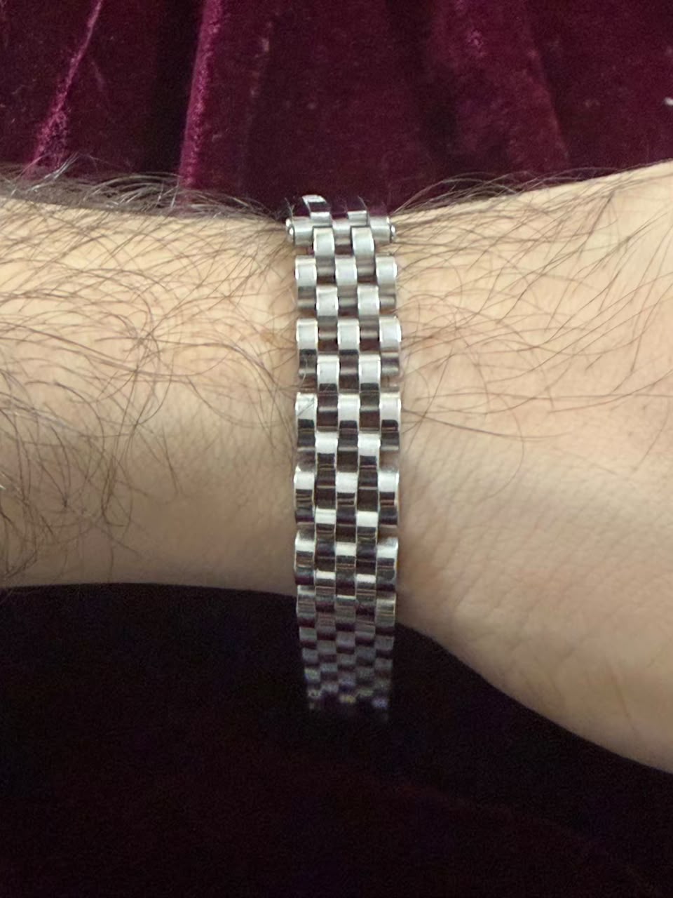 Silver Royale Link Men's Rakhi Bracelet