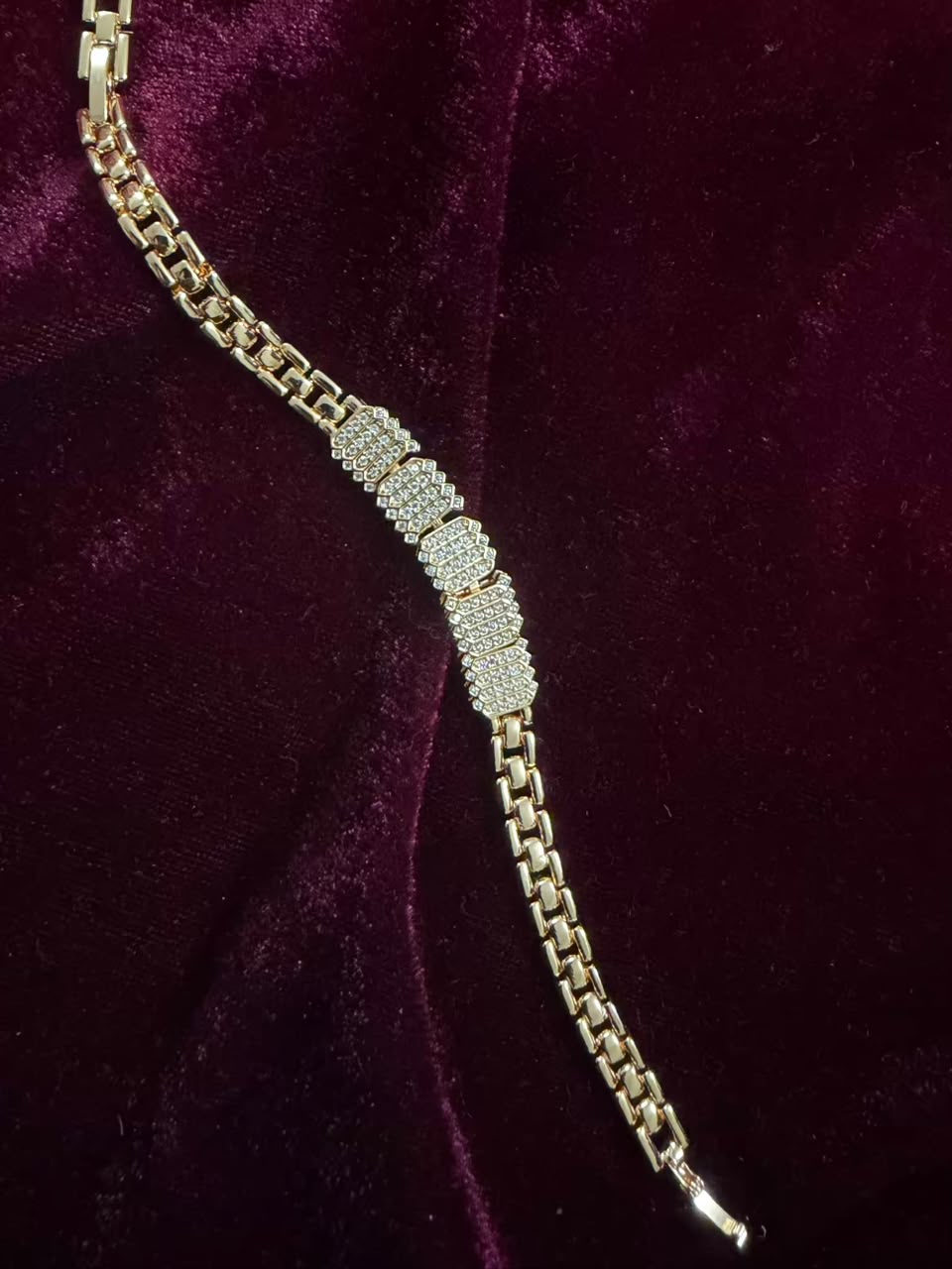 Royal Chevron Crystal Men's Rakhi Bracelet