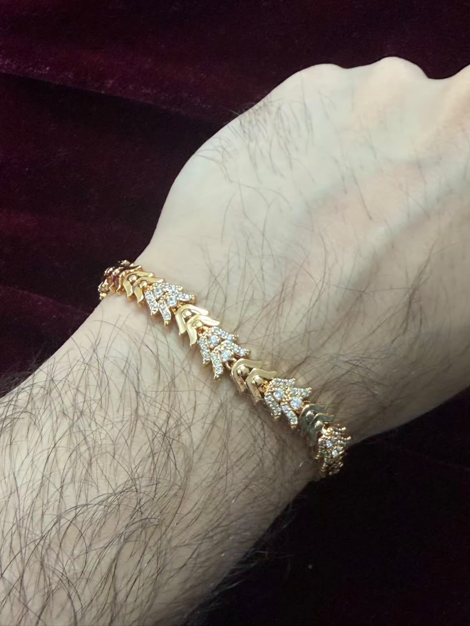 Royal Crown Crystal Men's Rakhi Bracelet