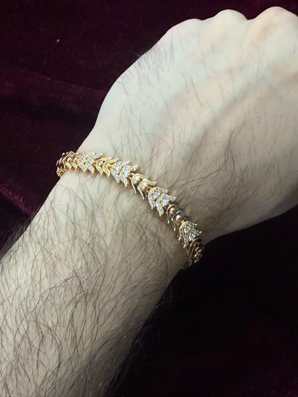 Royal Crown Crystal Men's Rakhi Bracelet
