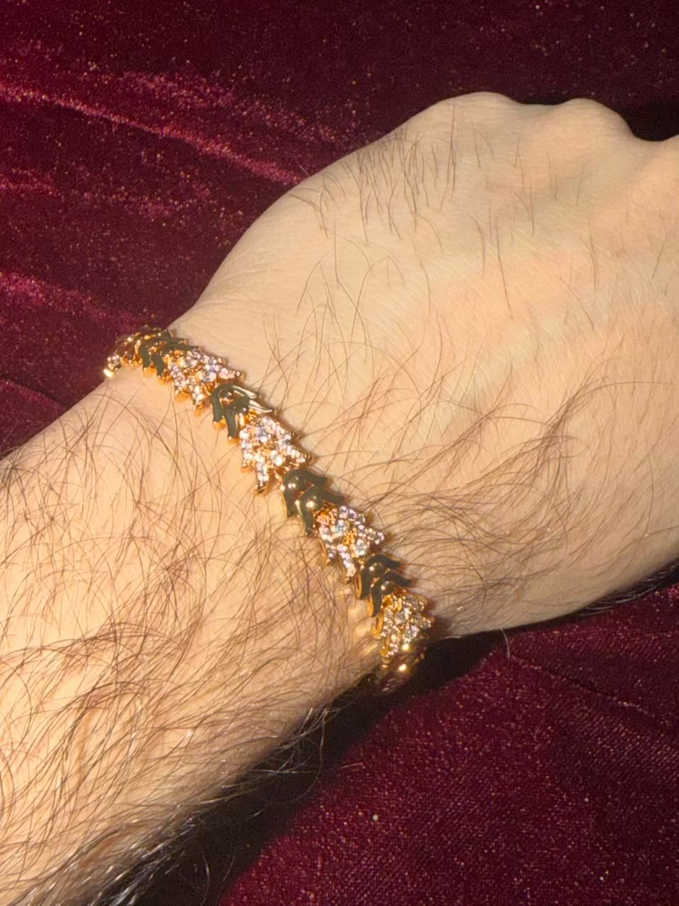 Royal Crown Crystal Men's Rakhi Bracelet