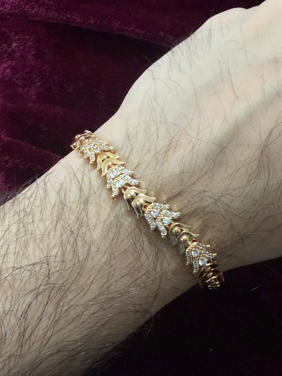 Royal Crown Crystal Men's Rakhi Bracelet
