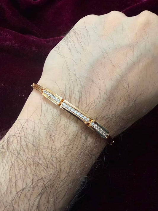 Royal Bar Crystal Men's Rakhi Bracelet