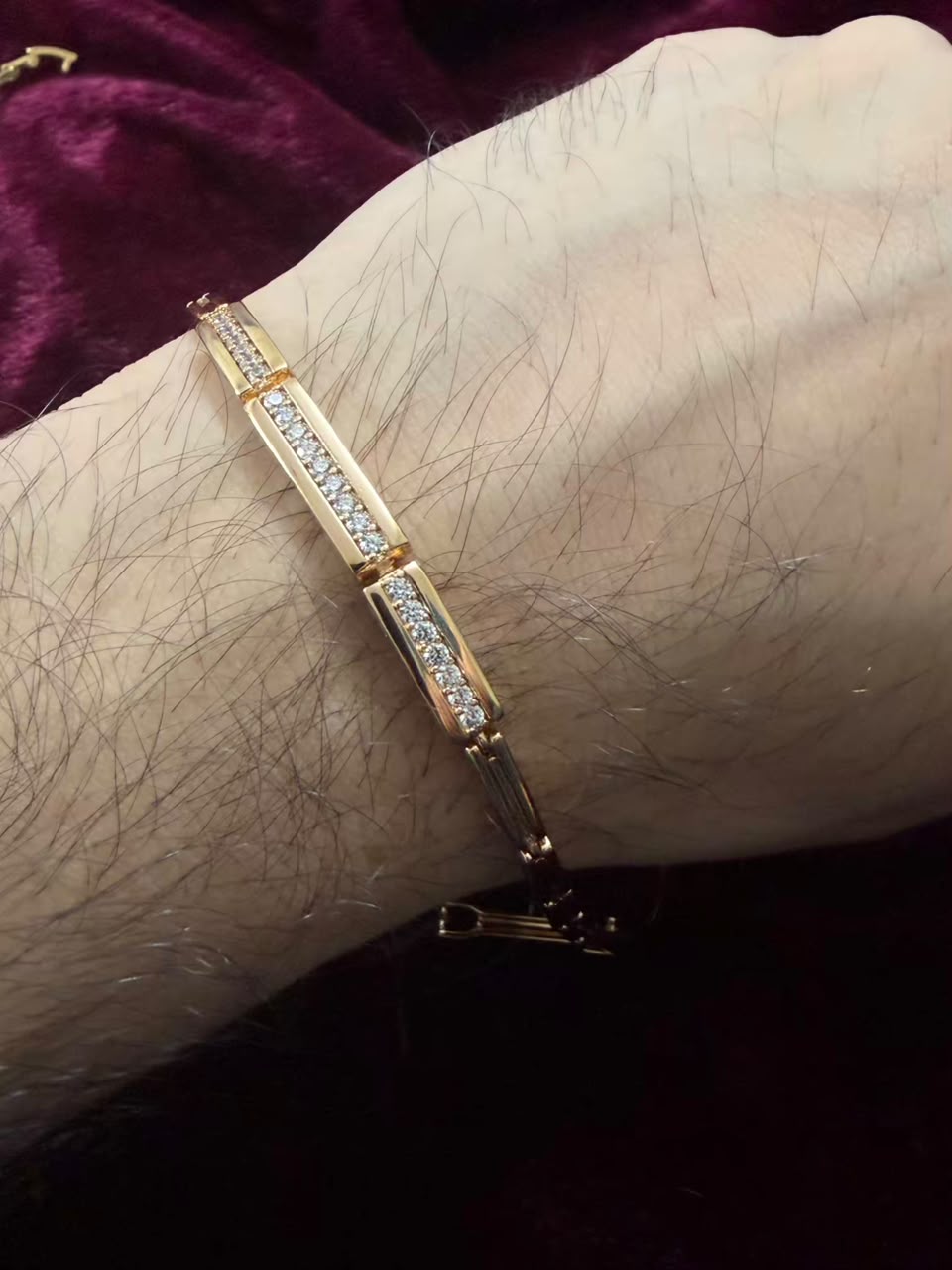 Royal Bar Crystal Men's Rakhi Bracelet