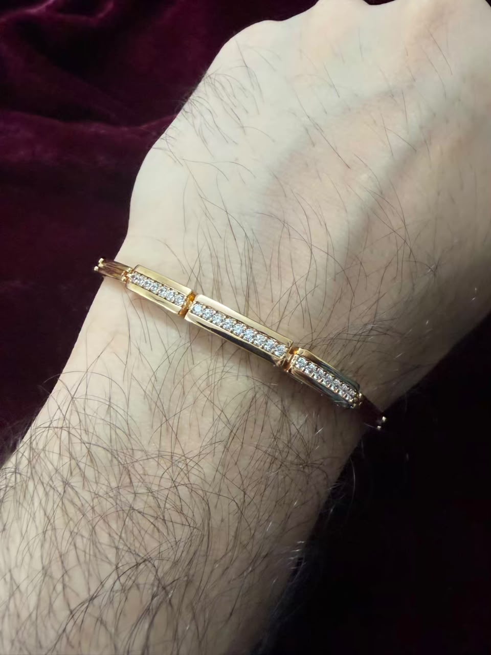 Royal Bar Crystal Men's Rakhi Bracelet