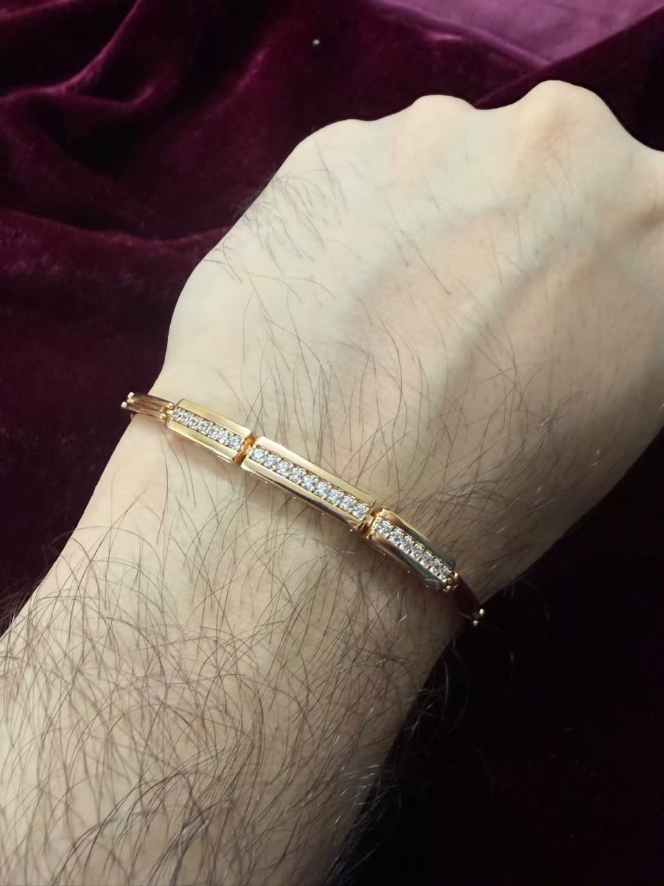 Royal Bar Crystal Men's Rakhi Bracelet