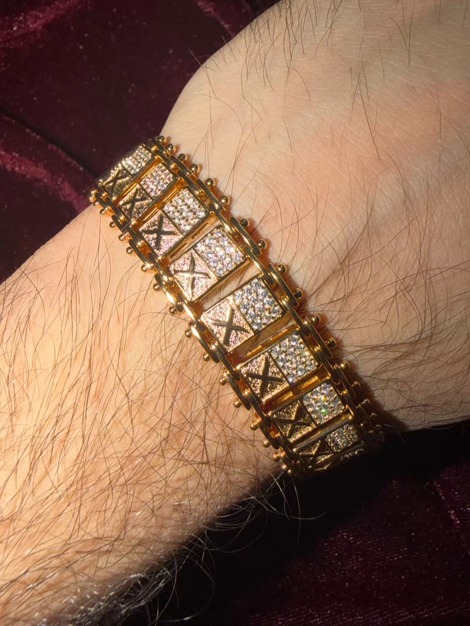 Royal Fortress Crystal Men's Rakhi Bracelet