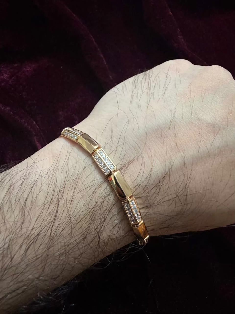 Royal Prism Crystal Men's Rakhi Bracelet