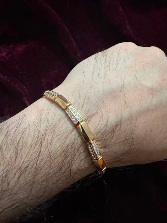 Royal Prism Crystal Men's Rakhi Bracelet