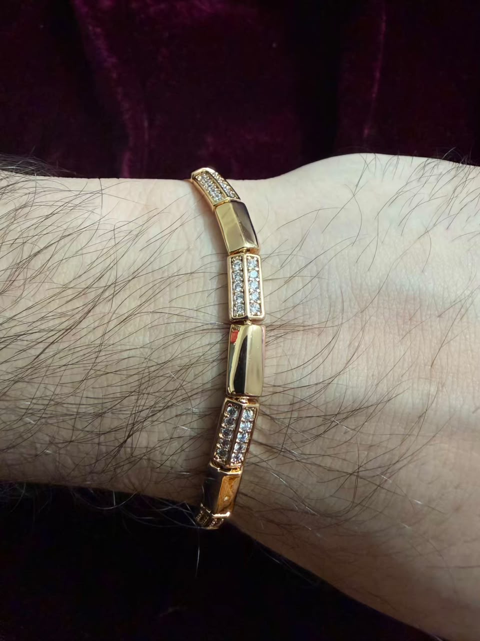 Royal Prism Crystal Men's Rakhi Bracelet