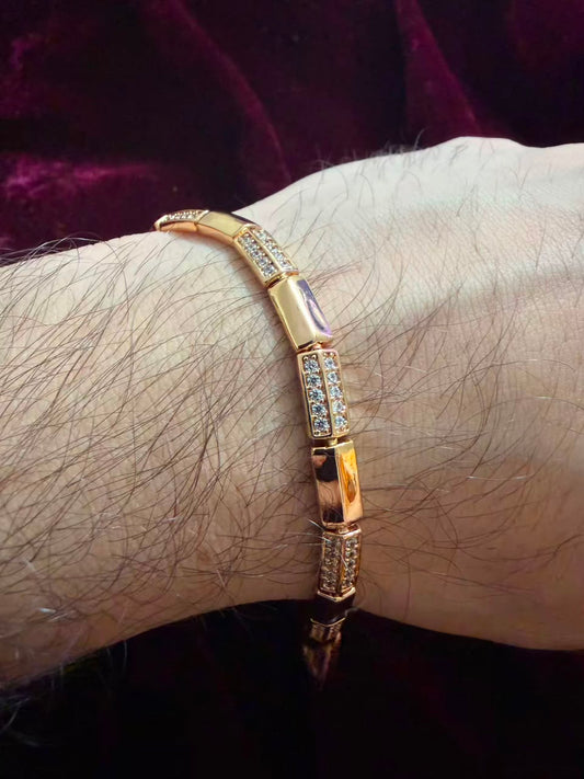 Royal Prism Crystal Men's Rakhi Bracelet