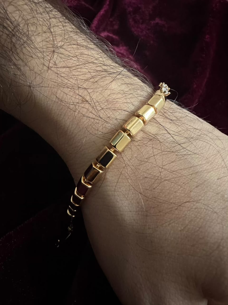 Royal Prism Crystal Men's Rakhi Bracelet