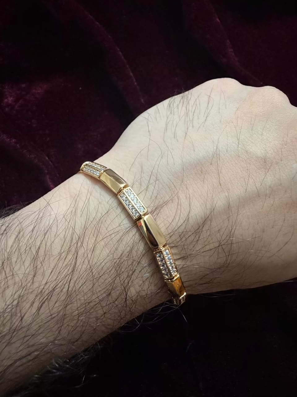 Royal Prism Crystal Men's Rakhi Bracelet