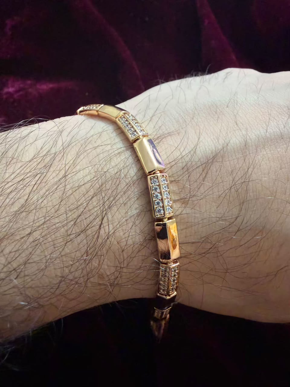 Royal Prism Crystal Men's Rakhi Bracelet