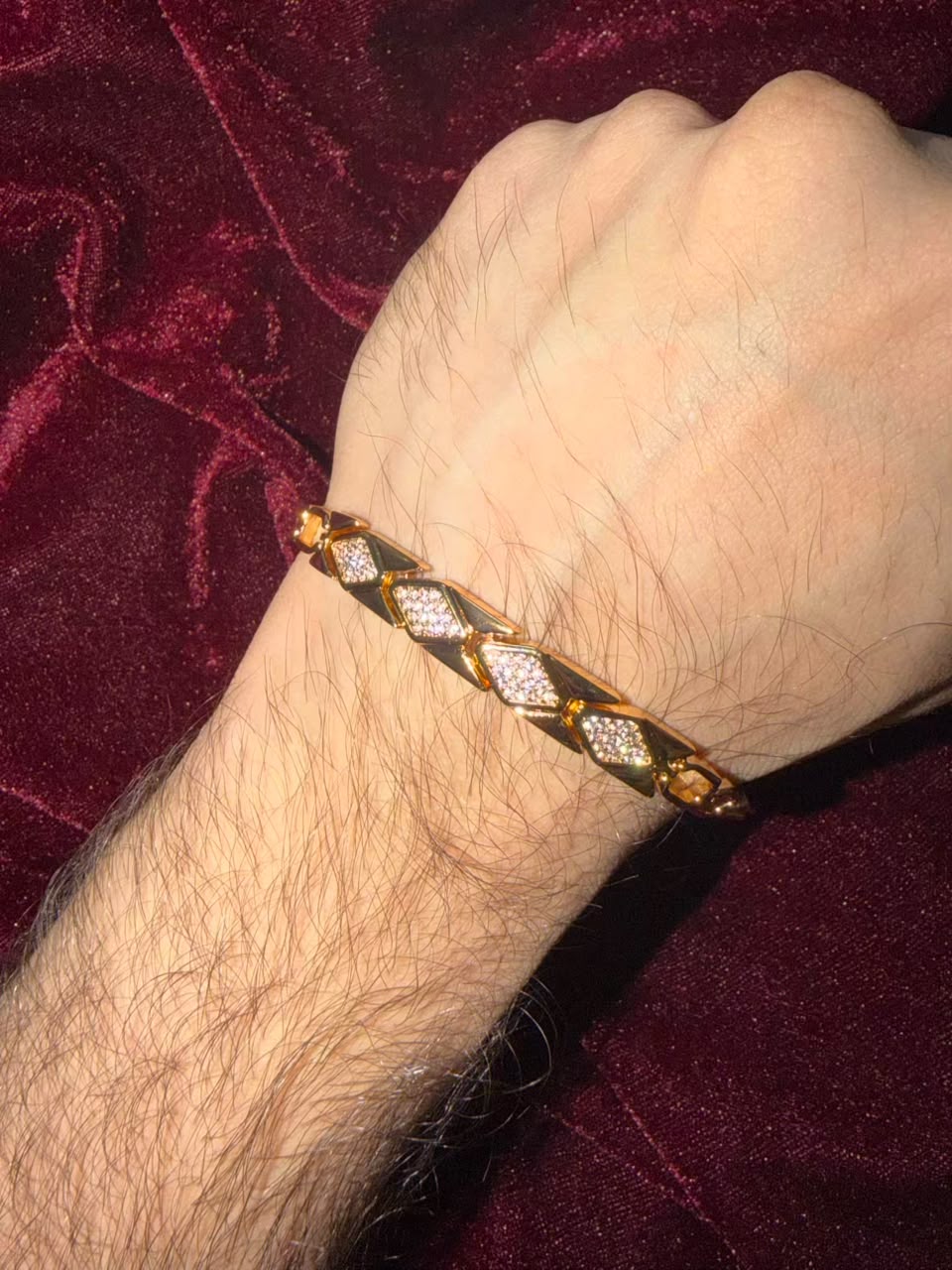 Majestic Diamond Men's Rakhi Bracelet