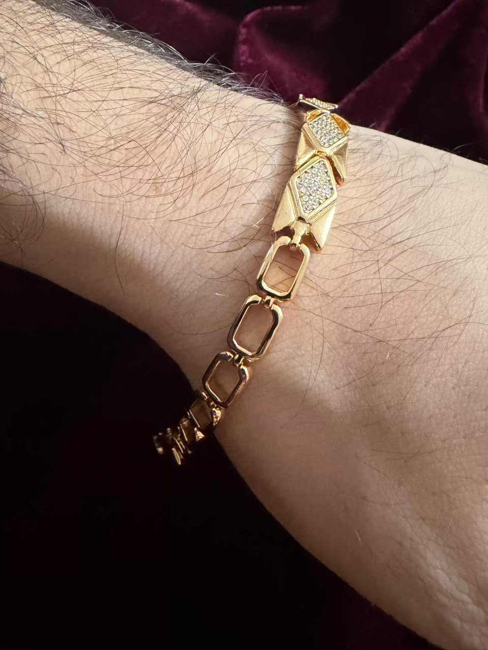 Majestic Diamond Men's Rakhi Bracelet