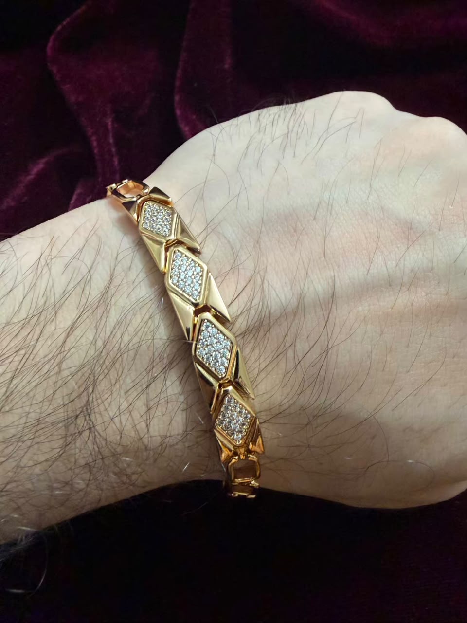 Majestic Diamond Men's Rakhi Bracelet
