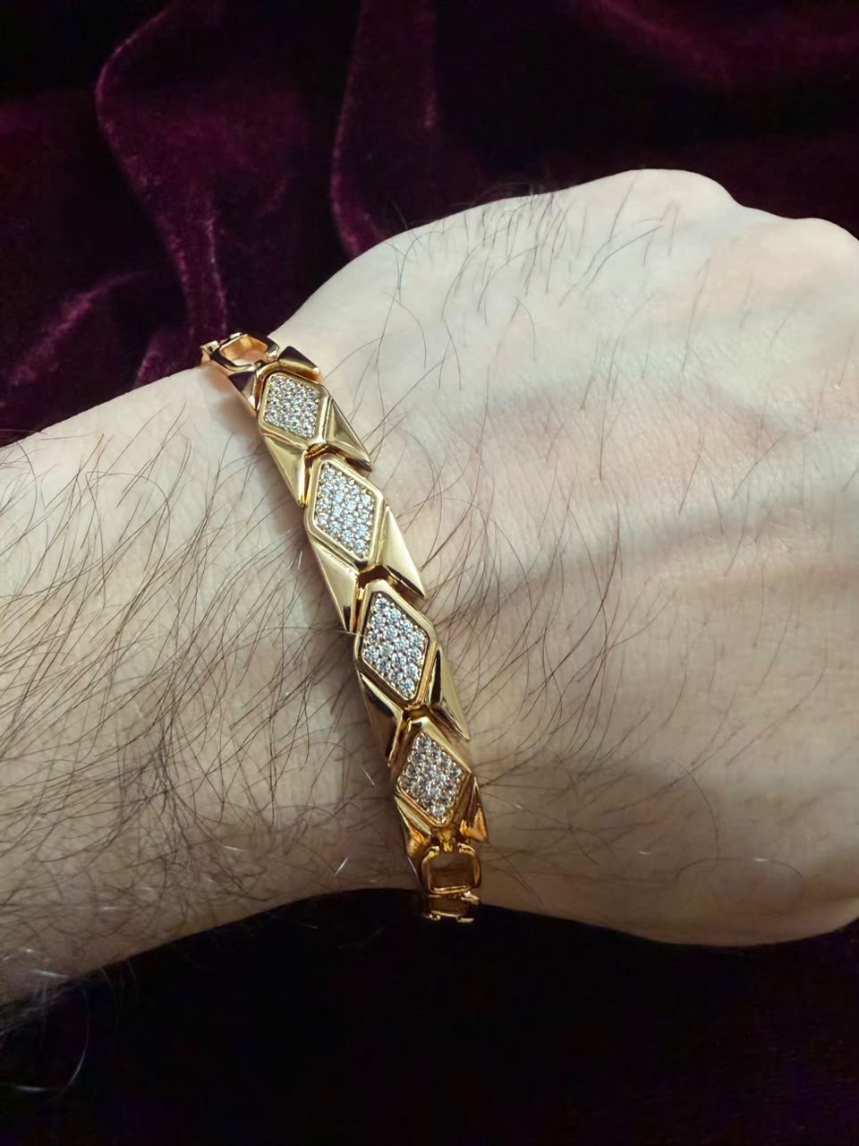Majestic Diamond Men's Rakhi Bracelet