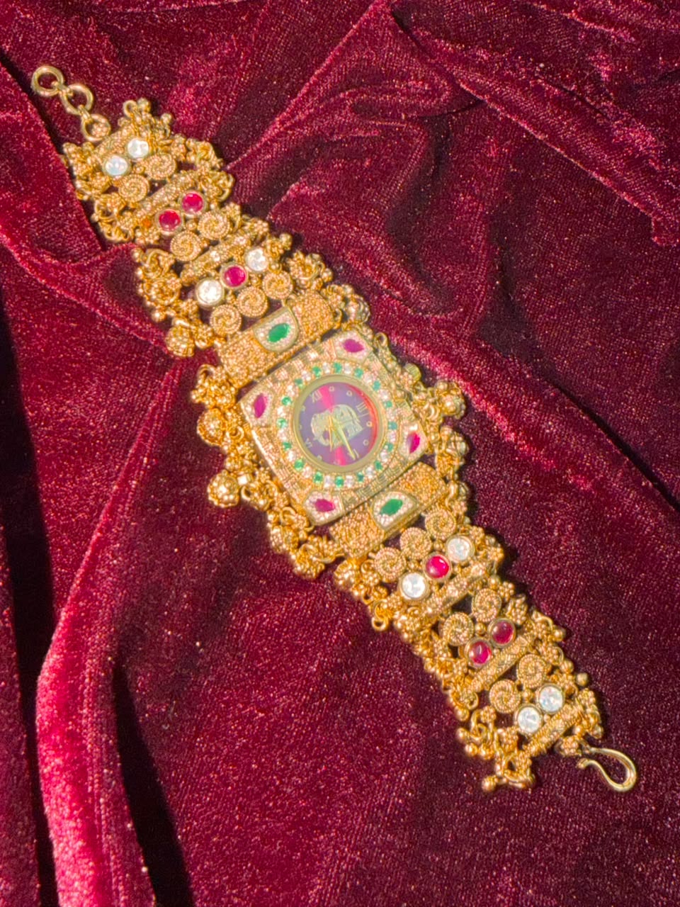 Gajraj Royale Heritage Watch Rakhi in Premium Swarovski (Free Initial)