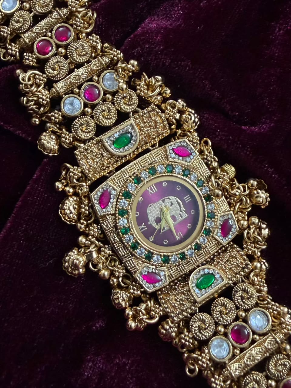 Gajraj Royale Heritage Watch Rakhi in Premium Swarovski (Free Initial)