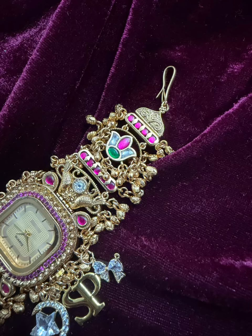 Swarnika Royale Heritage Watch Rakhi in Premium Swarovski (Free Initial)